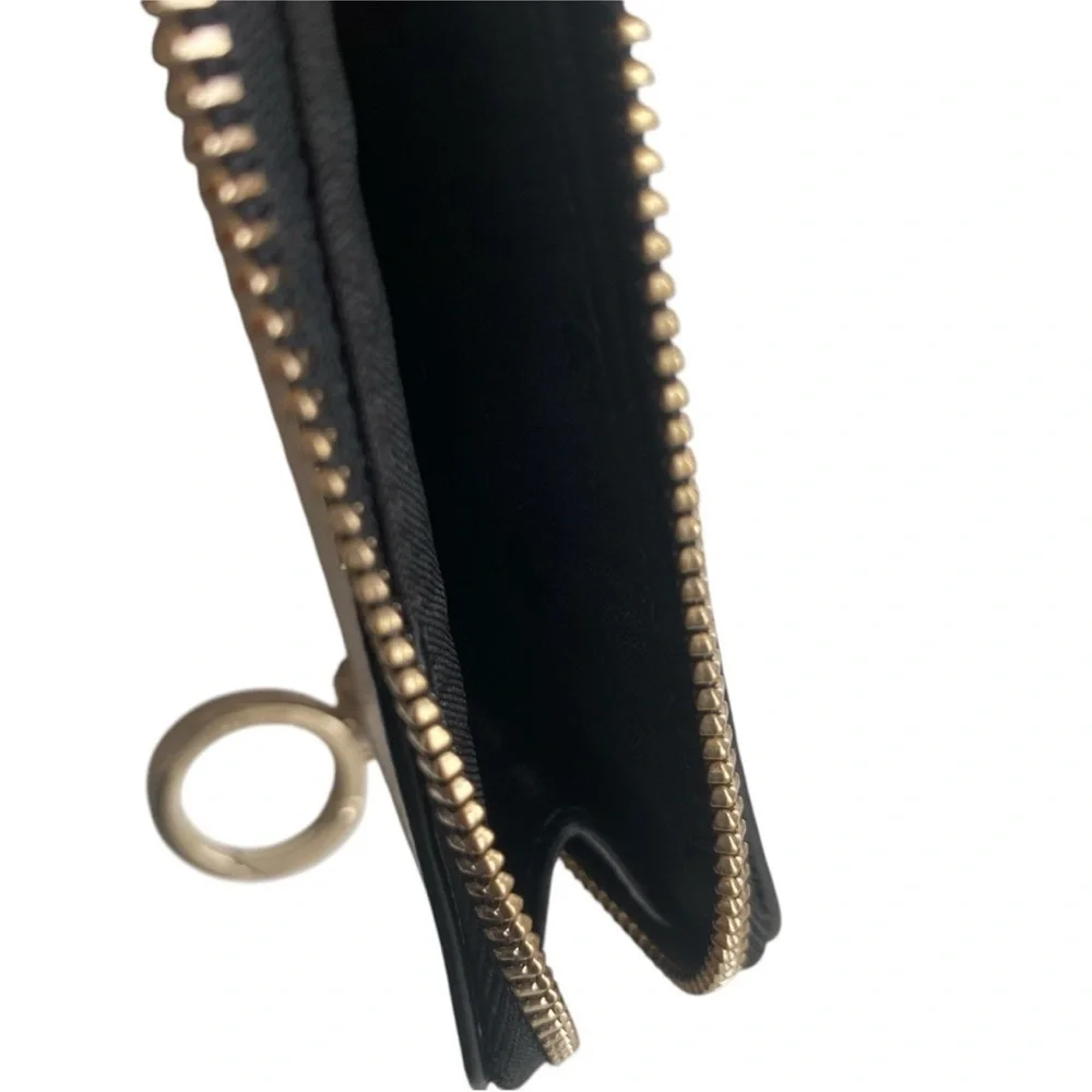 Kate Spade Tan and Black Card Holder